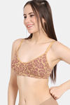 Rosaline Cyber Grove Double Layered Non Wired 3/4th Coverage T-Shirt Bra (Pack of 2) - Multicolor — thumbnail 4